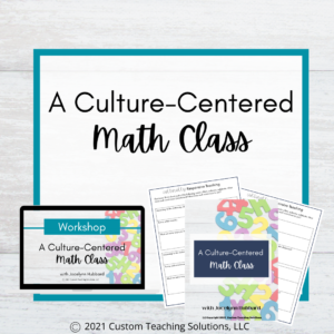A-culture-centered-math-class