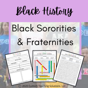 Black Sororities and Fraternities 