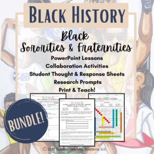 Black Fraternities and sororities resource