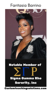 Picture of Fantasia Barrino who is a member of Sigma Gamma Rho Sorority, Inc