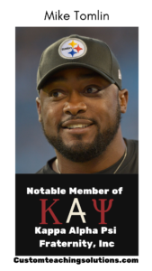 Picture of Mike Tomlin who is a member of Kappa Alpha Psi Fraternity, Inc